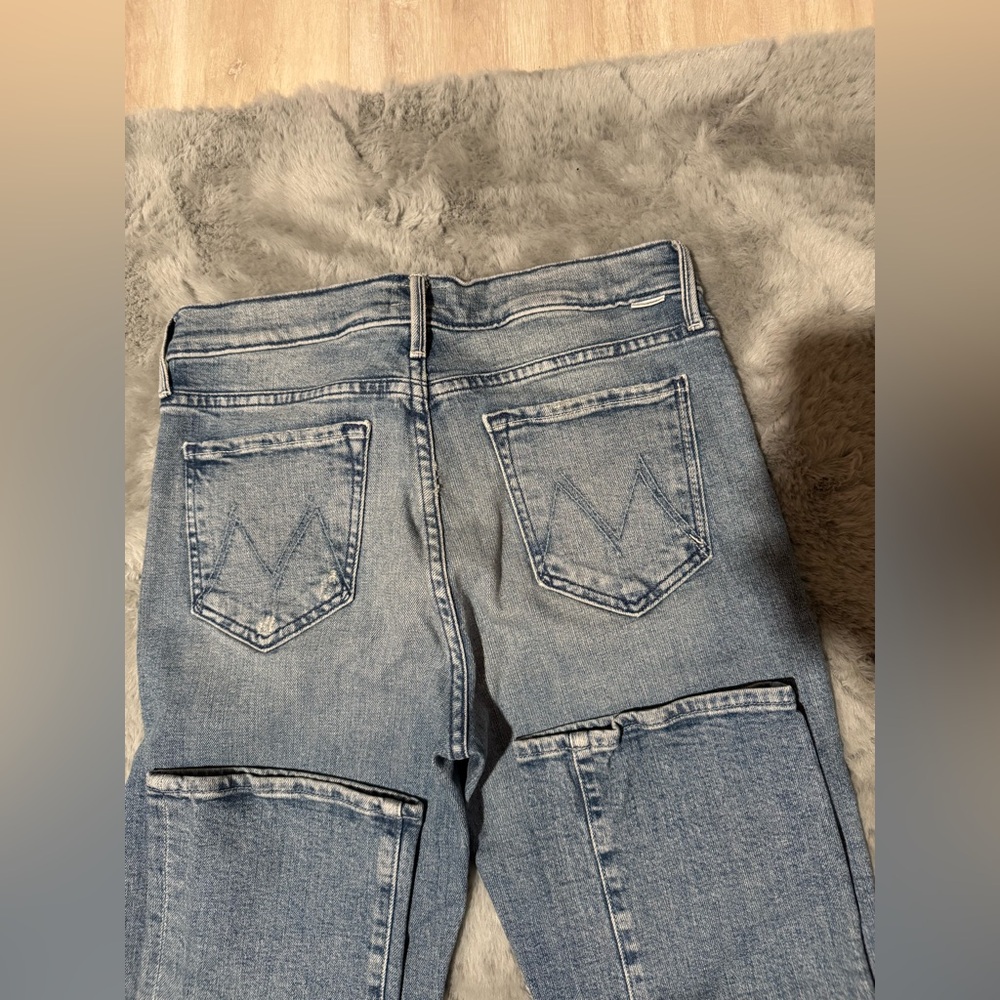 MOTHER The Rascal Skimp Women's Jeans - Light Blue - Picture 4 of 9